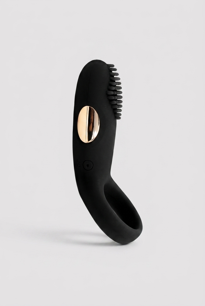 Obsidian Pulse Vibrating Ring