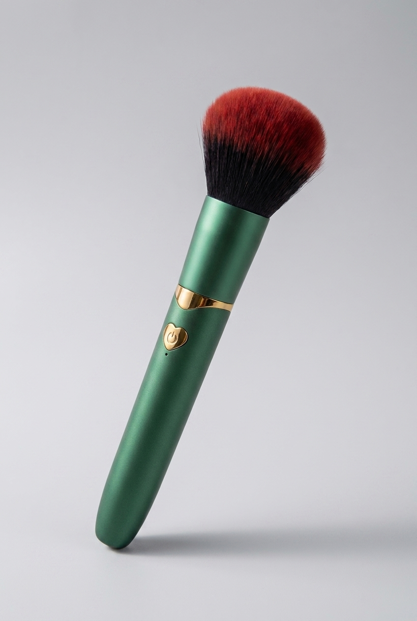 LuxePulse Vibrating Makeup Brush Massager