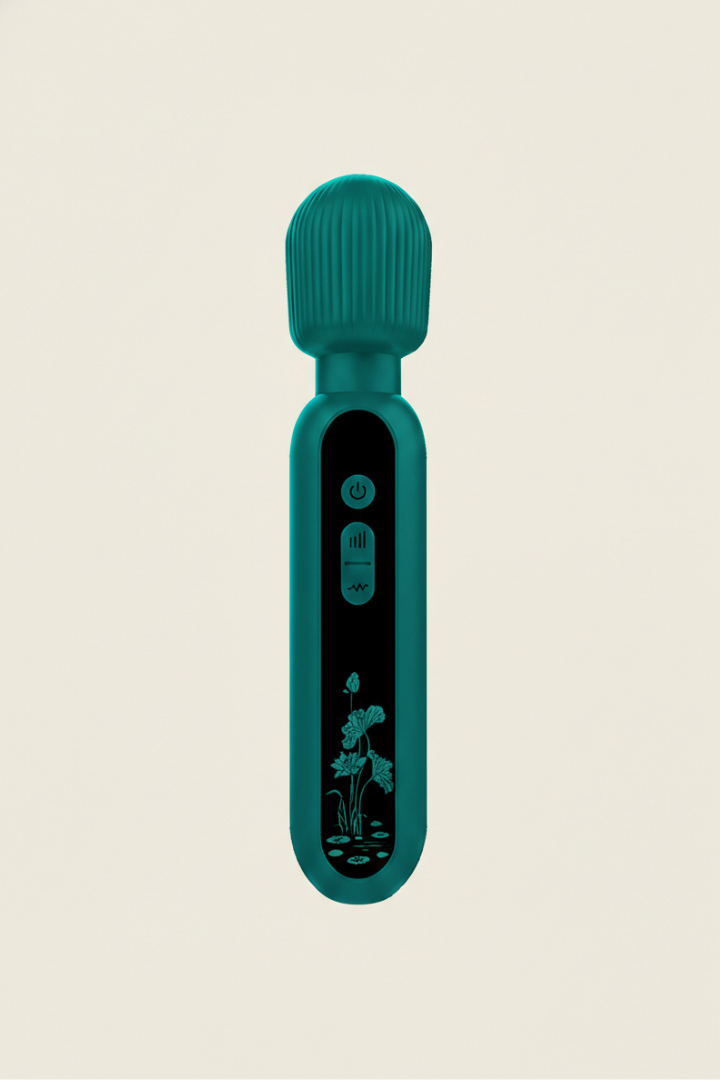 Green Rechargeable Wand Massager