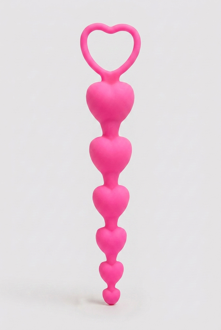 HeartBloom Silicone Anal Beads
